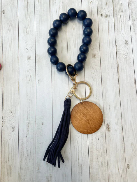 Navy Blue Wristlet