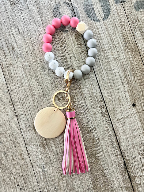 Marbled Bead Wristlet