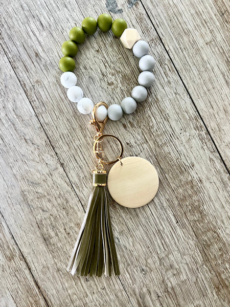Marbled Bead Wristlet